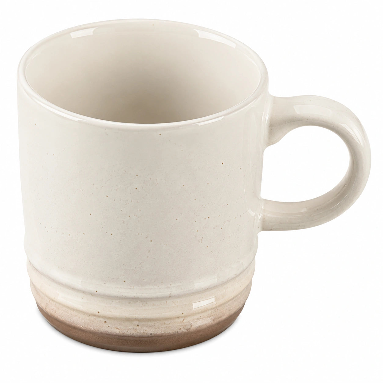 Elegante Keramiktasse 300 ml Creme