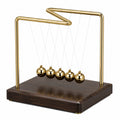 Newtonpendel Tischdekoration 5 Kugeln Goldfarben