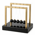 Newton Pendel Schreibtischdekoration Schwarz und Gold