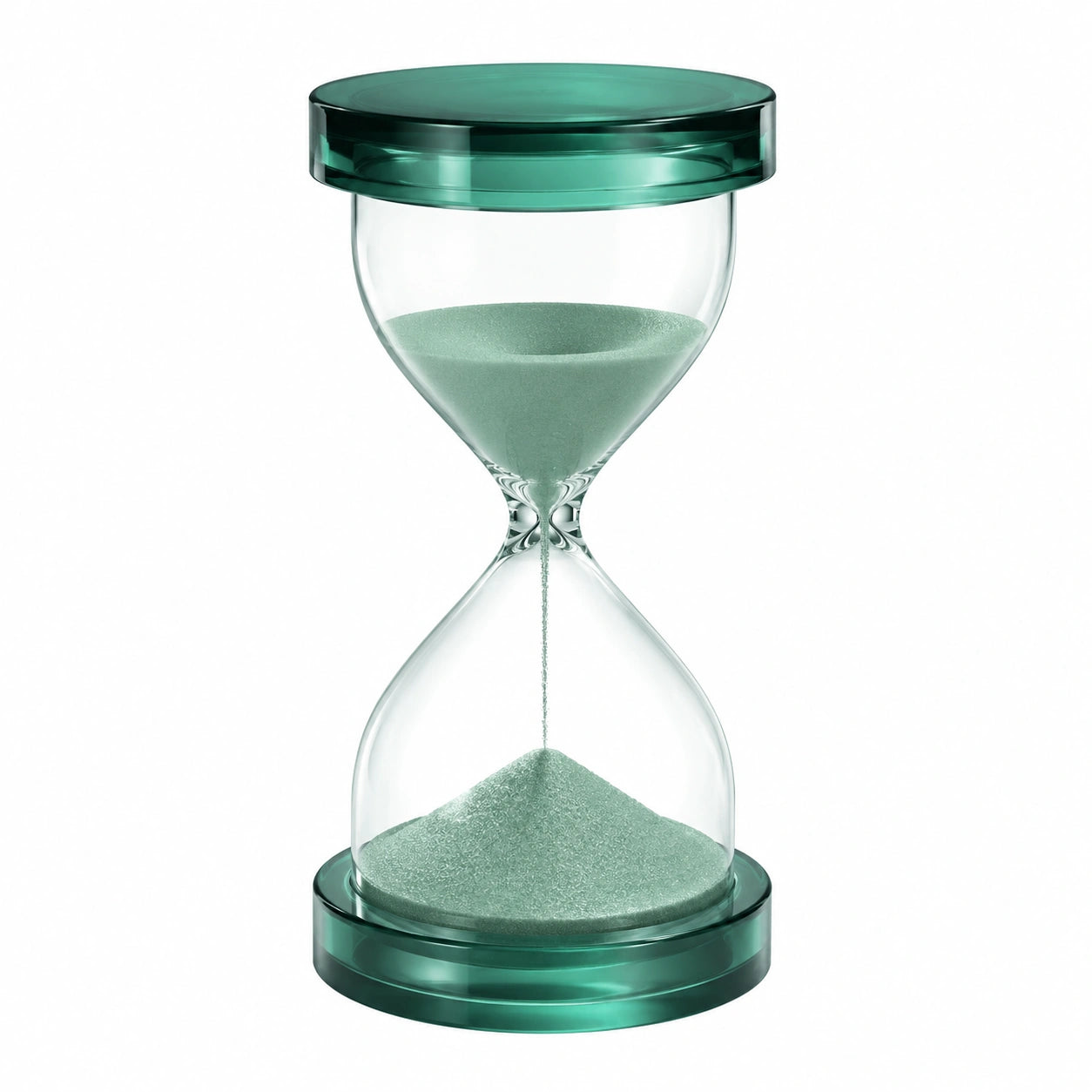 Dekorative Grüne Sanduhr 15 Minuten